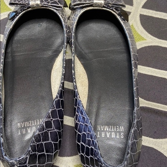 STUART WEITZMAN Snakeskin Wedge Flats Size 6 - Picture 6 of 8